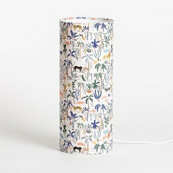 Cylinder fabric table lamp Wild M