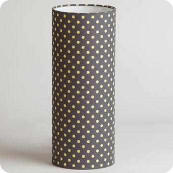 Cylinder fabric table lamp Grain d'avoine