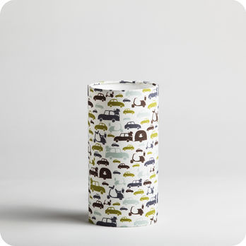 Cylinder fabric table lamp Monsieur Hulot 