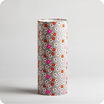 Cylinder fabric table lamp Petit Pan Fleur des les M