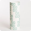 Cylinder fabric table lamp Mme Peel L