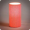 Cylinder fabric table lamp Aka lit S