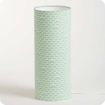 Cylinder fabric table lamp Shawa