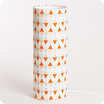 Cylinder fabric table lamp Tangente L