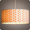 Drum fabric lamp shade / pendant shade Tangente lit 50