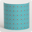 Fabric half lamp shade for wall light Hlium turquoise