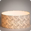 Drum fabric lamp shade / pendant shade Twist lit 50