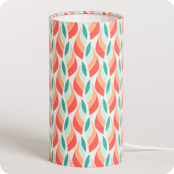 Cylinder fabric table lamp Tori S