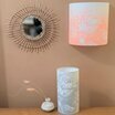 Wall lampshade Pivoine non and lamp Pivoine gris S