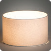 Drum fabric lamp shade / pendant shade Poudre gris lit 30