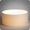 Drum fabric lamp shade / pendant shade Hoshi or lit 40