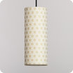 Drum fabric lamp shade / pendant shade Hoshi or tube M