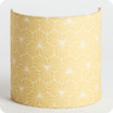 Fabric half lamp shade for wall light Ppite miel
