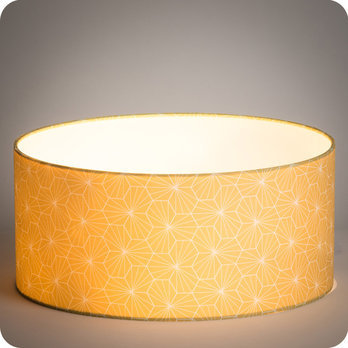 Drum fabric lamp shade / pendant shade Ppite miel lit 40