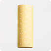 Drum fabric lamp shade / pendant shade Ppite miel tube L