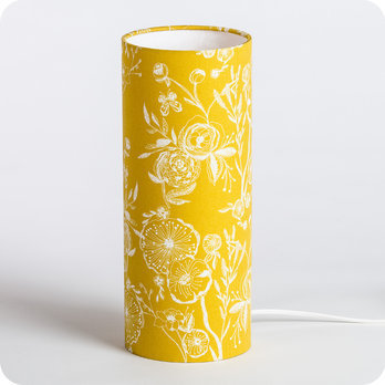 Cylinder fabric table lamp Simone