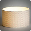 Drum fabric lamp shade / pendant shade Mousseline lit 25