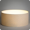 Drum fabric lamp shade / pendant shade Mousseline lit 40