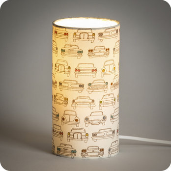 Cylinder fabric table lamp Cab