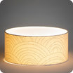 Drum fabric lamp shade / pendant shade Colline lit 40