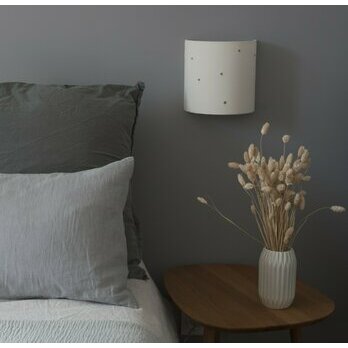 Wall lamp shade Stardust off-white
