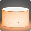 Drum fabric lamp shade / pendant shade Stardust powder lit 25