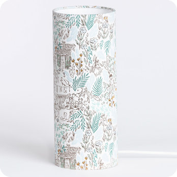 Cylinder fabric table lamp Dream