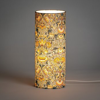 Cylinder fabric table lamp Lodden bleu gris Morris&co. 