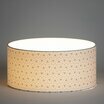 Drum fabric lamp shade / pendant shade Mini ppite cladon lit 40