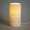 Cylinder fabric table lamp Mini ppite cladon lit S