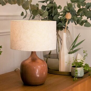 Terra Cannelle lampbase with lampshade Ssame 25