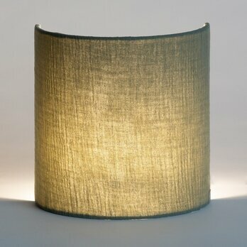 Cotton gauze half lamp shade for wall light Argile lit