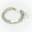 Plug-in cable set in linen CABLE B