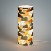 Cylinder fabric table lamp Dune lit M