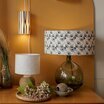 Plug-in pendant lamp Liane, lamp shades Ssame 20 and Pistil 40 