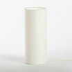 Cotton plumetis cylinder table lamp Blanc cass M