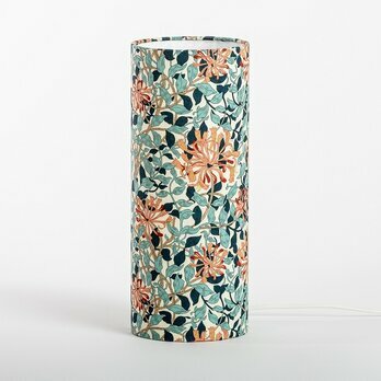 Cylinder fabric table lamp W. Morris Honeysuckle