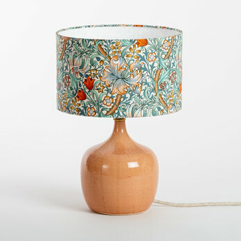Terra Nude ceramic table lamp with shade Golden Lily 25