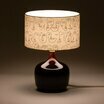Terra Moka ceramic lamp with shade Octave 25 
