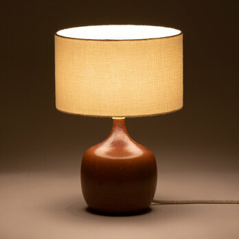 Terra Cannelle ceramic lamp with shade Gaze ecru 25 lit