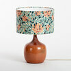 Terra Cannelle ceramic lamp with shade Honeysuckle 25