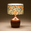 Terra Cannelle ceramic lamp with shade Honeysuckle 25 lit