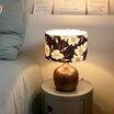 Terra Cannelle ceramic table lamp with shade Dany 25 