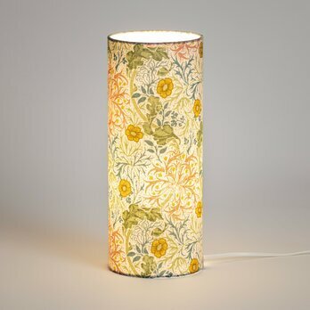 Fabric table lamp W. Morris Seaweed lit M