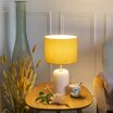 Drum fabric lamp shade Hoshi moutarde 20