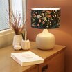 Terra Poudr lamp with shade Symphonie navy 25