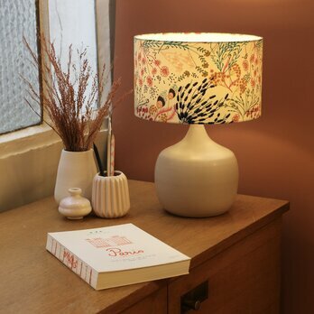 Terra Poudr lamp with shade Symphonie 25 lit