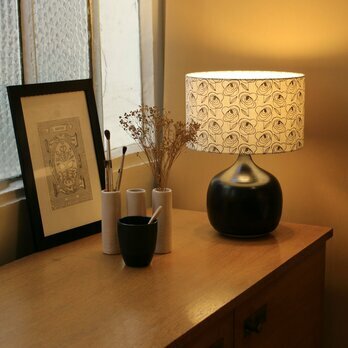 Terra Black lamp with shade Pollen 25 lit