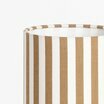 Detail of cylinder fabric table lamp Sunray Wide ochre M