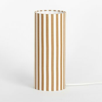 Cylinder fabric table lamp Sunray Wide ochre M
